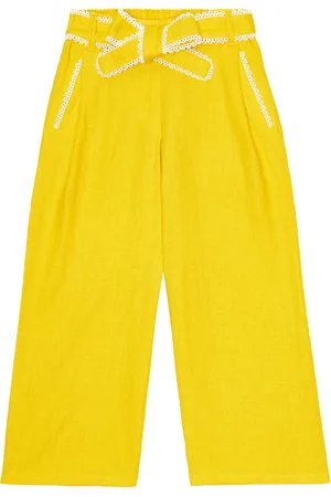 Chloé Chloé Kids Hose aus Leinen