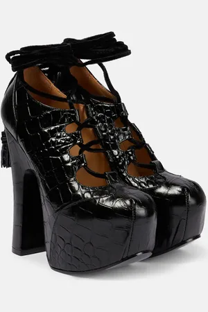 Vivienne Westwood Pumps Elevated Ghillie aus Leder