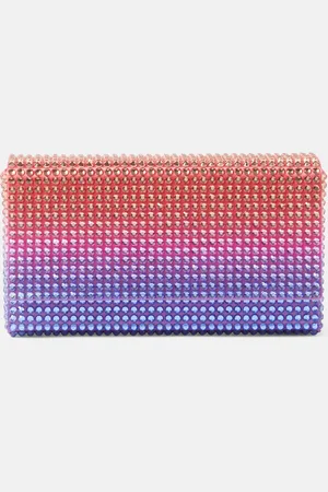 Amina Muaddi Clutch Super Amini Paloma Mini mit Kristallen