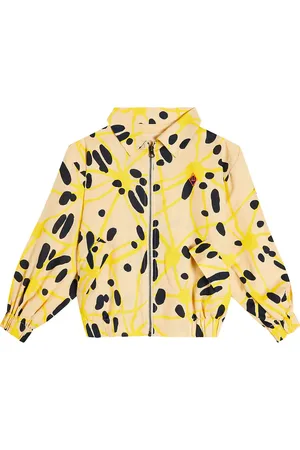 The Animals Observatory Jacke Tiger aus Leinen und Baumwolle