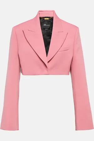 BLUMARINE Cropped-Blazer aus Crêpe