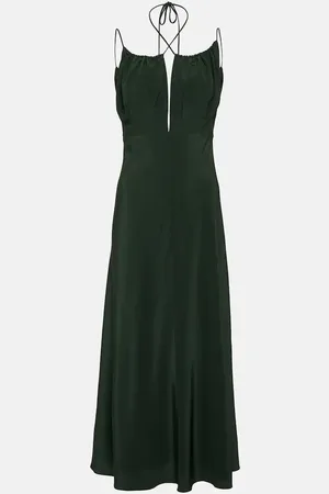Totême Midikleid aus Crêpe de Chine