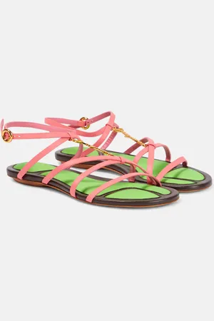 Jacquemus Verzierte Sandalen aus Leder
