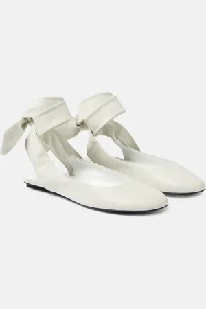 The Attico Bridal Slingback-Ballerinas Cloe aus Leder