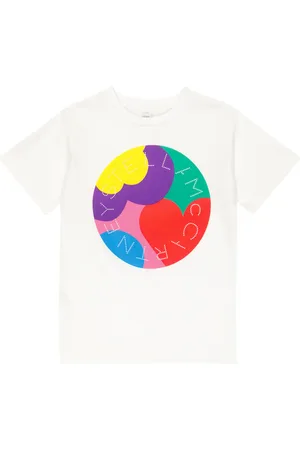 Stella McCartney Bedrucktes T-Shirt aus Baumwoll-Jersey