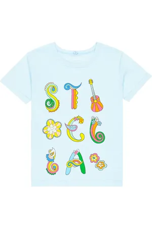 Stella McCartney Bedrucktes T-Shirt aus Baumwolle
