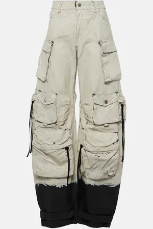 The Attico Cargohose Fern aus Denim