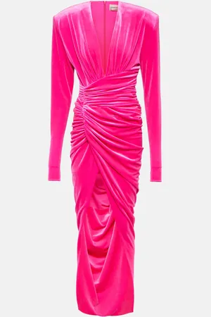 ALEXANDRE VAUTHIER Midikleid aus Samt