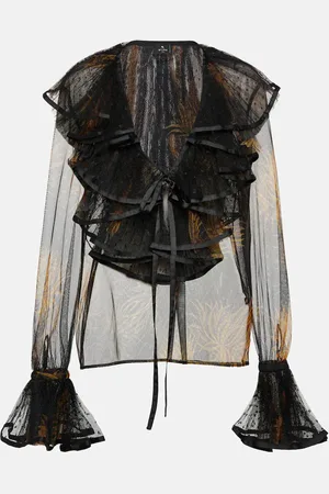 Etro Bedruckte Bluse aus Chiffon