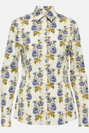 Etro Bluse aus einem Baumwollgemisch