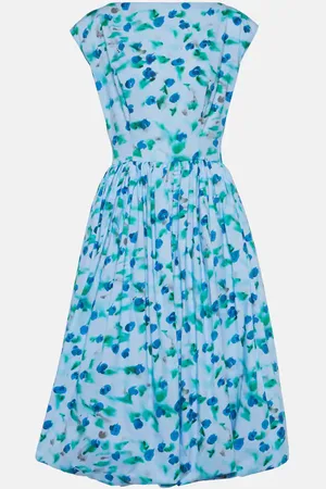 Marni Midikleid aus Baumwollpopeline