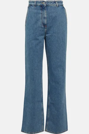 Burberry High-Rise Straight Jeans