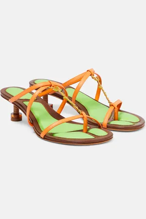 Jacquemus Sandalen Les Sandales Basses Pralu aus Leder