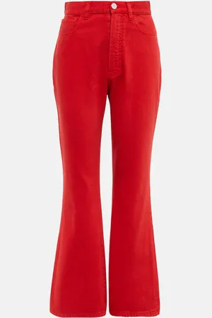Alaïa Alaïa High-Rise Flared Jeans
