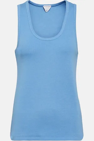 Bottega Veneta Top aus einem Baumwollgemisch