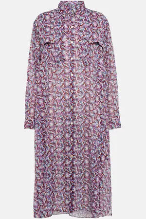 Marant Etoile Midikleid Eliane aus Baumwolle