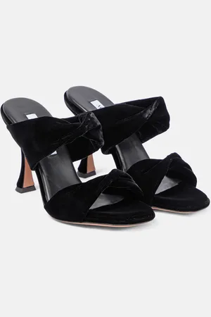 Aquazzura Sandalen Twist 95 aus Samt