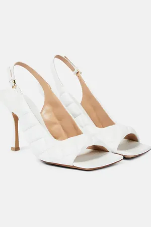 Bottega Veneta Slingback-Sandalen Padded aus Leder