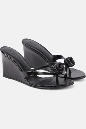 MAGDA BUTRYM Wedge-Sandalen aus Leder