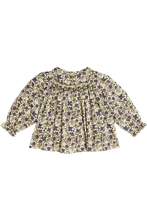 BONPOINT Baby Top Pompon aus Baumwolle