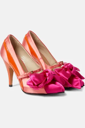 Maison Margiela Pumps Tabi Monster aus Satin und Leder