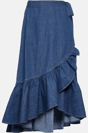 Ralph Lauren Wickelrock aus Baumwoll-Chambray