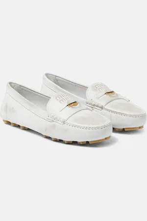 Miu Miu Mokassins aus Veloursleder
