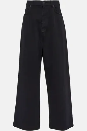 Balenciaga Mid-Rise Wide-Leg Jeans