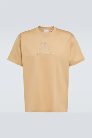 Burberry Besticktes T-Shirt aus Baumwoll-Jersey