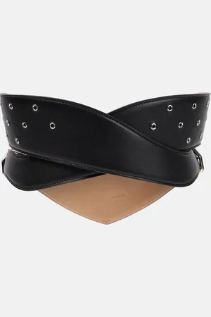 Alaïa Alaïa Verzierter Gürtel aus Leder