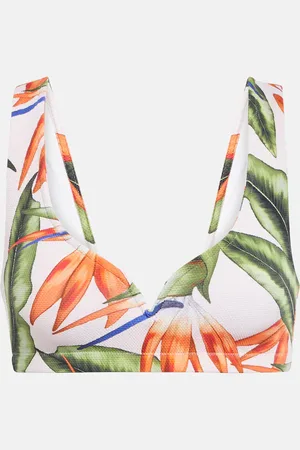 ALEXANDRA MIRO Bedrucktes Bikini-Oberteil Kamala