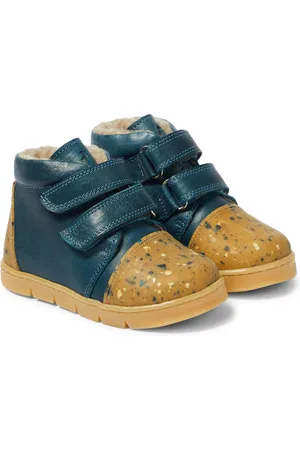 Petit Nord Sneakers aus Leder mit Shearling