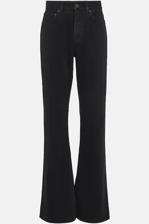 Balenciaga Mid-Rise Wide-Leg Jeans