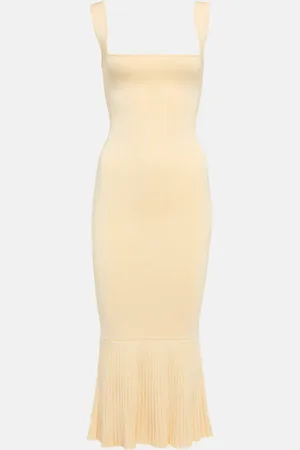 GALVAN Midikleid aus Jersey