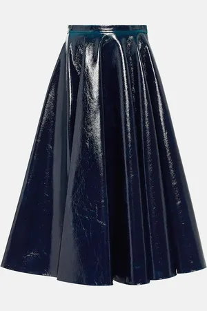 Alaïa Alaïa Beschichteter Midirock aus einem Wollgemisch