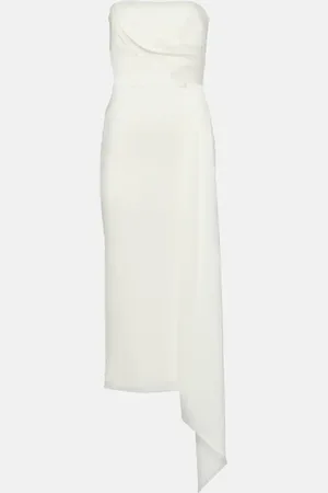 ALEX PERRY Bridal Midikleid aus Crêpe
