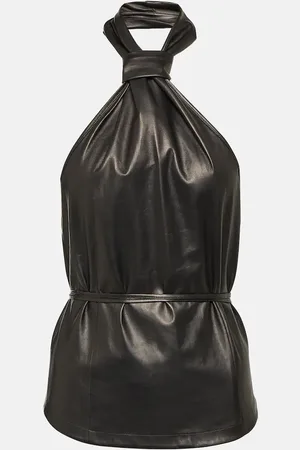 ANN DEMEULEMEESTER Top aus Leder