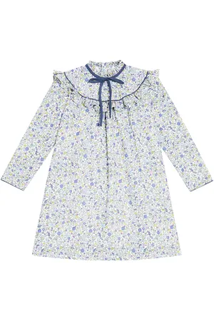 La Coqueta Bedrucktes Kleid Mirta aus Baumwolle