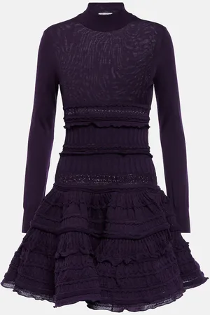 Alaïa Alaïa Minikleid aus Schurwolle