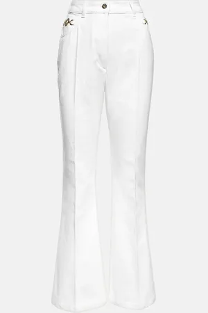 Patou Verzierte High-Rise Flared Jeans