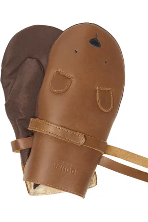 Donsje Fäustlinge Kapi Bear aus Leder