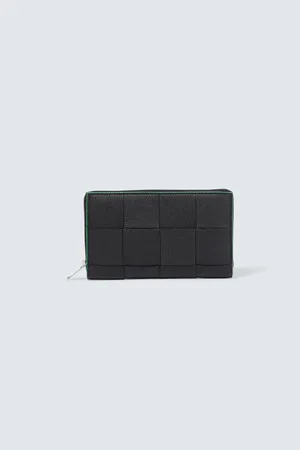 Bottega Veneta Portemonnaie Intreccio aus Leder