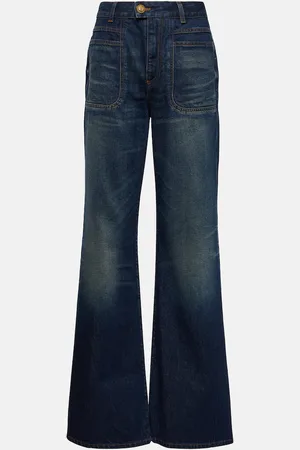Balmain High-Rise Flared Jeans