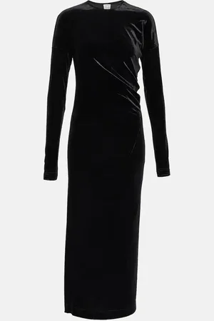 Totême Midikleid aus Samt