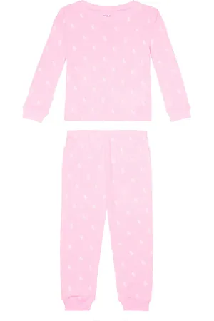 Ralph Lauren Bedruckter Pyjama aus Baumwoll-Jersey