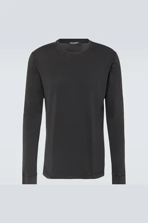 Dolce & Gabbana Longsleeve aus Baumwoll-Jersey