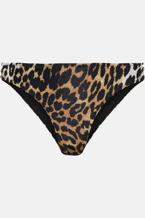 Ganni Bedrucktes Bikini-Höschen