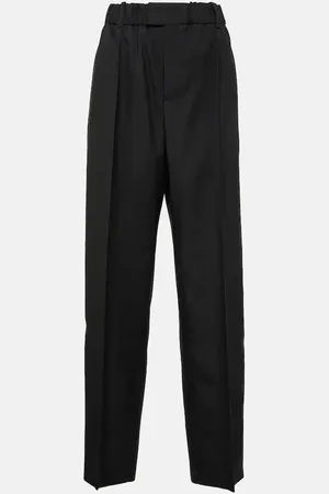 Bottega Veneta Weite Hose aus Wolle