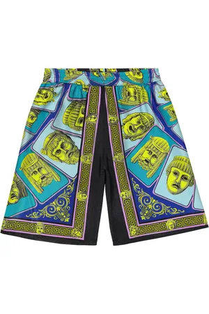 VERSACE Shorts Seta Le Meschere aus Seiden-Twill