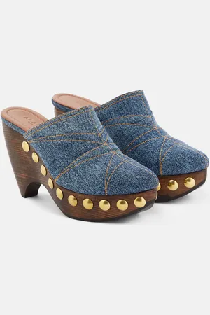 Alaïa Alaïa Clogs Le Sabot aus Denim